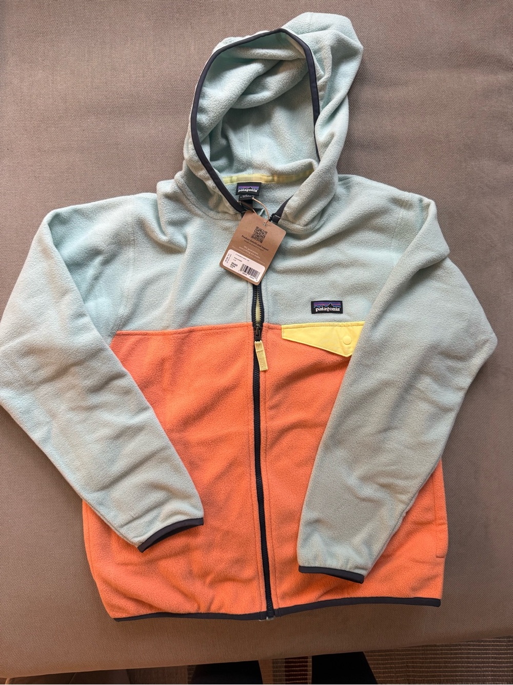NWT Kids Micro D Snap-T Fleece Jacket